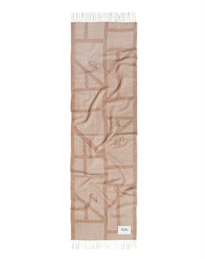 Lala Berlin - Svea Halstørklæde - Brown/Beige